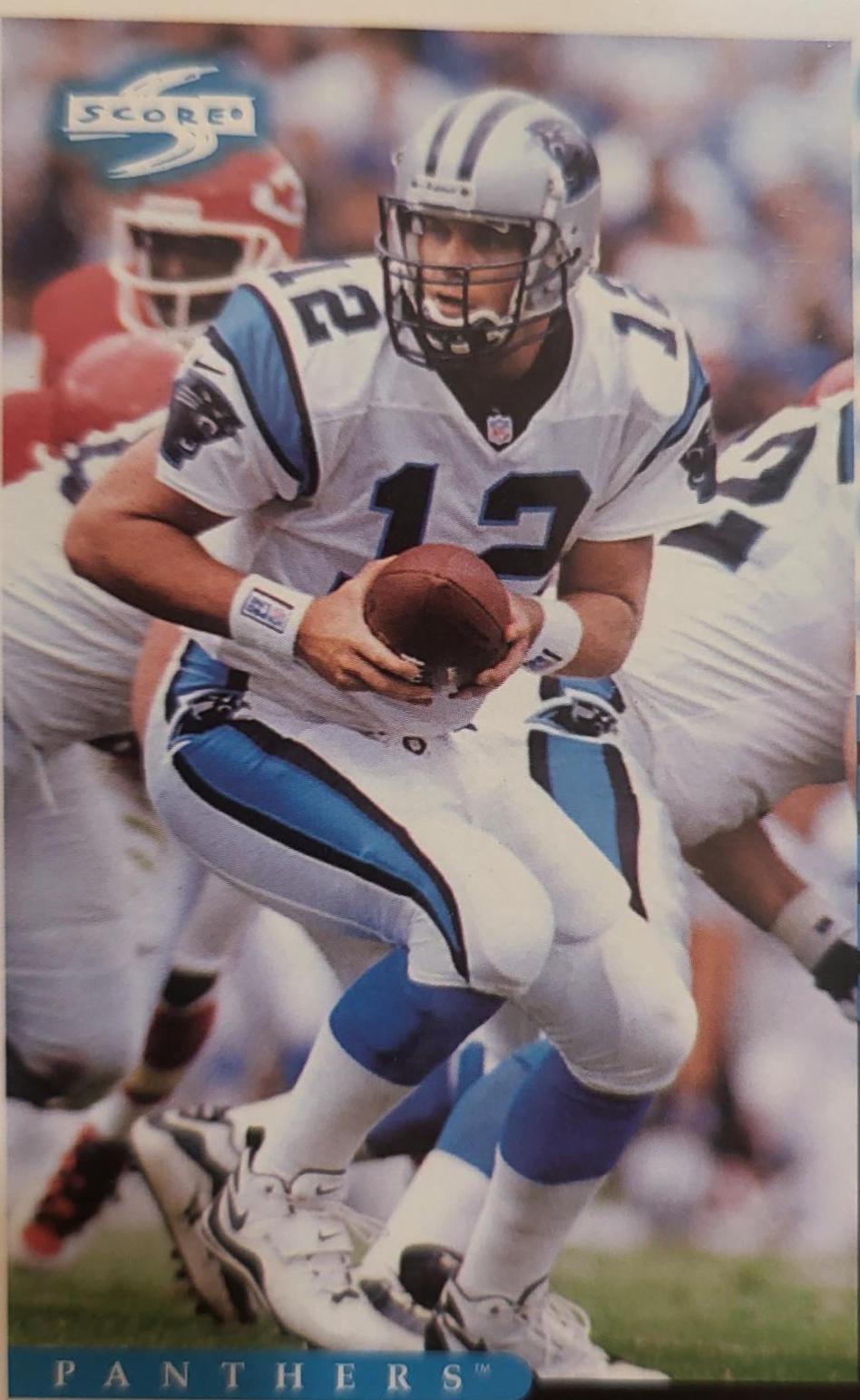 Kerry Collins #5 Football Cards 1997 Panini Score