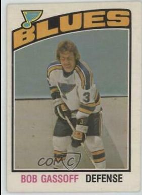 Bob Gassoff #301 1976-77 O-Pee-Chee Hockey