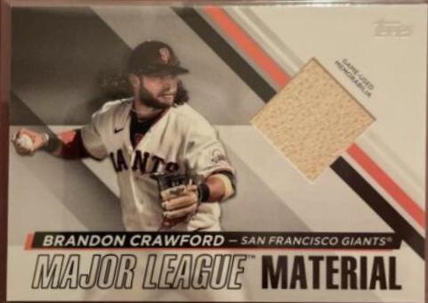 Brandon Crawford #MLM-BC Baseball Cards 2024 Topps Major League Material