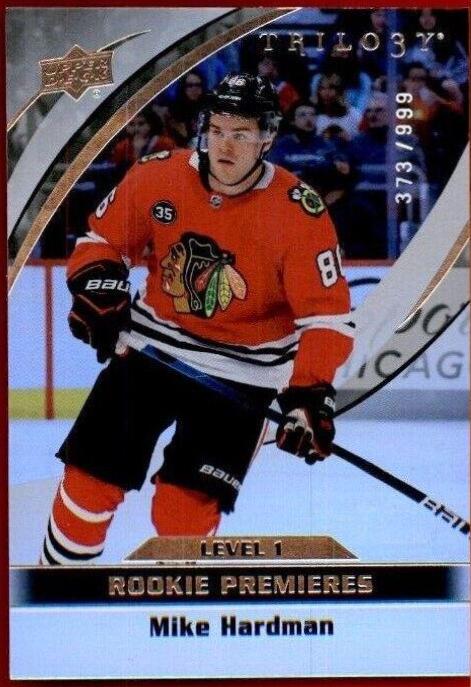 Mike Hardman #6 Hockey Cards 2021 Upper Deck Trilogy