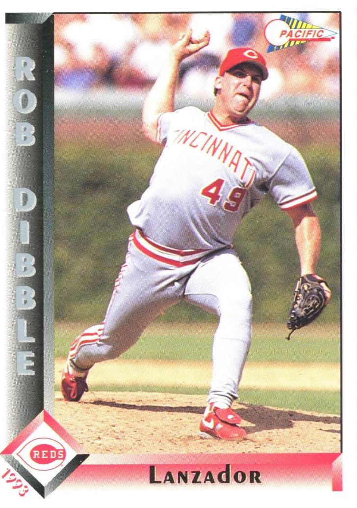 Rob Dibble #81 Baseball Cards 1993 Pacific Spanish