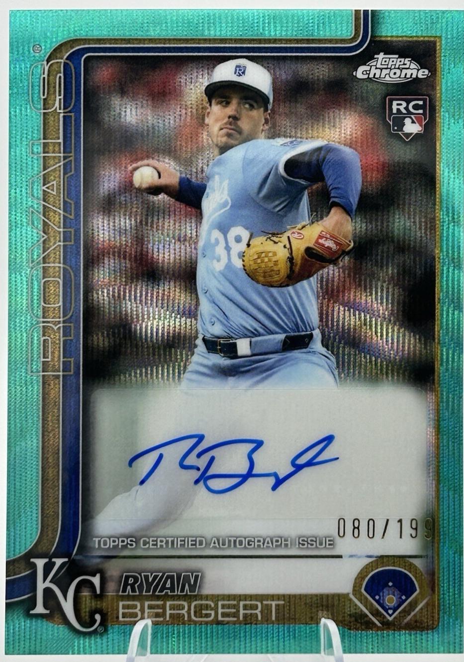 Ryan Bergert [Aqua Wave Refractor] #AC-RB