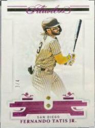 Fernando Tatis Jr. #3 Baseball Cards 2021 Panini Flawless
