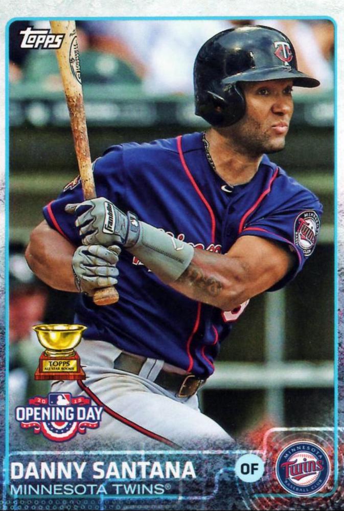Danny Santana #30 Baseball Cards 2015 Topps Opening Day