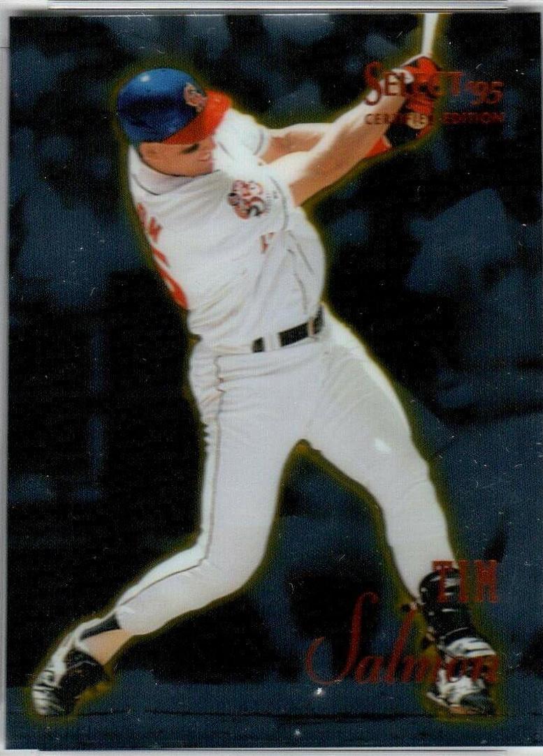 Tim Salmon #17 Baseball Cards 1995 Select Certified