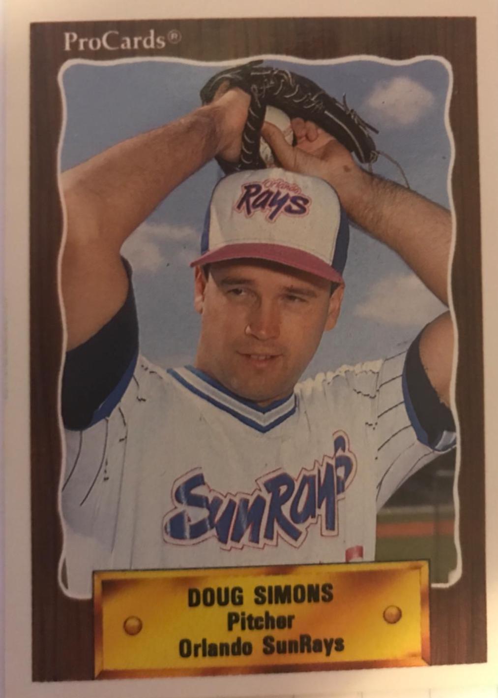Doug Simons #1082 Baseball Cards 1990 Procards