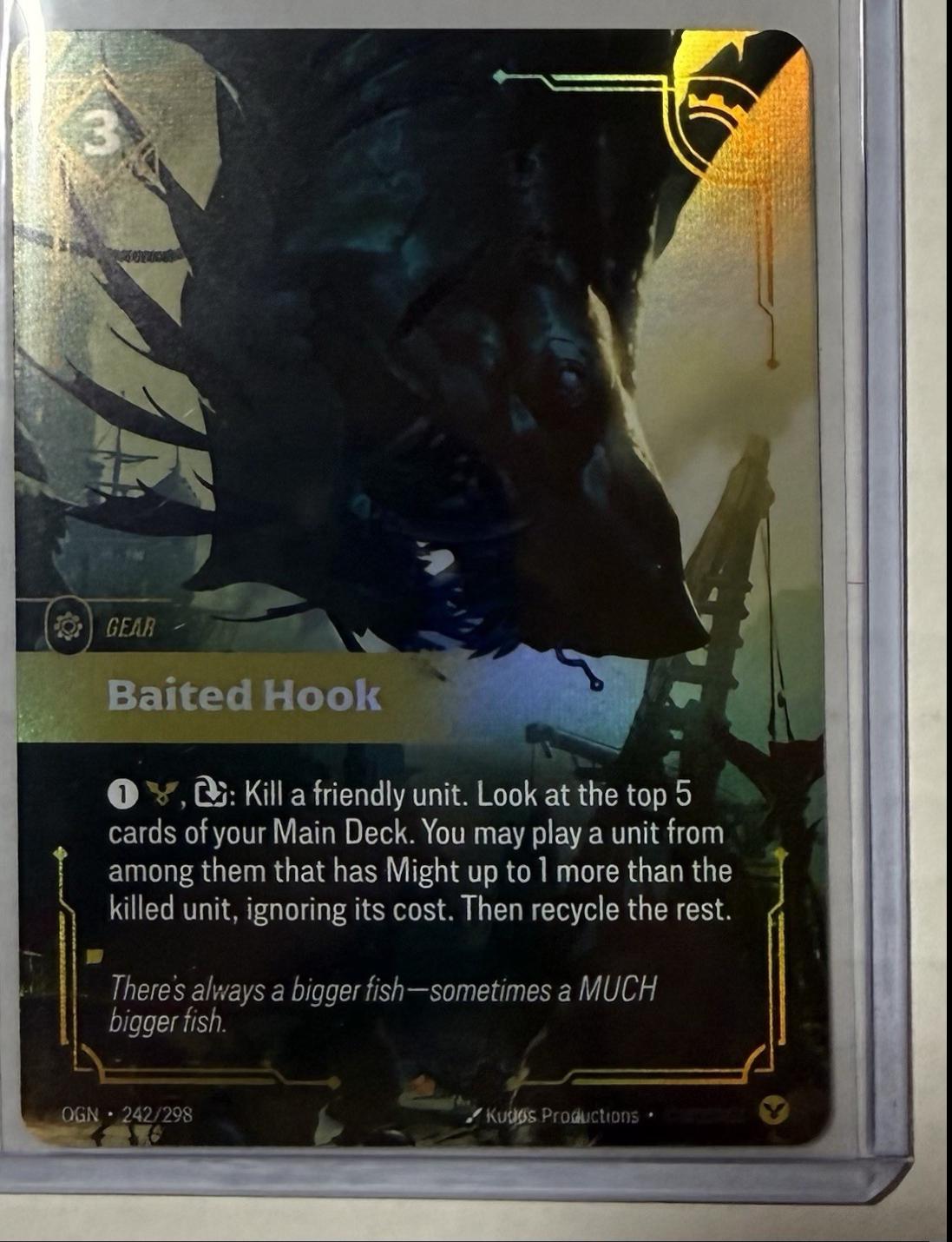 Baited Hook [Foil] #242 Prices | Riftbound Origins