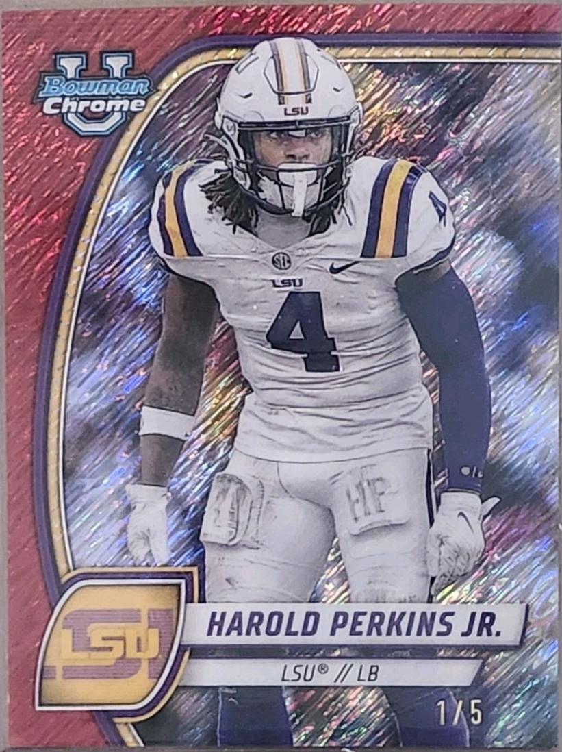 Harold Perkins Jr. [Shimmer Red Refractor] #194
