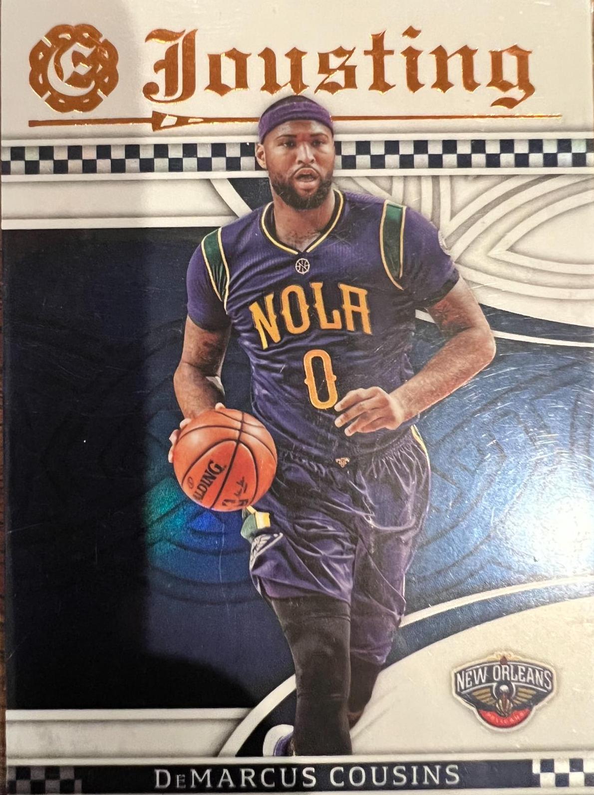 DeMarcus Cousins #7 Basketball Cards 2016 Panini Excalibur Jousting