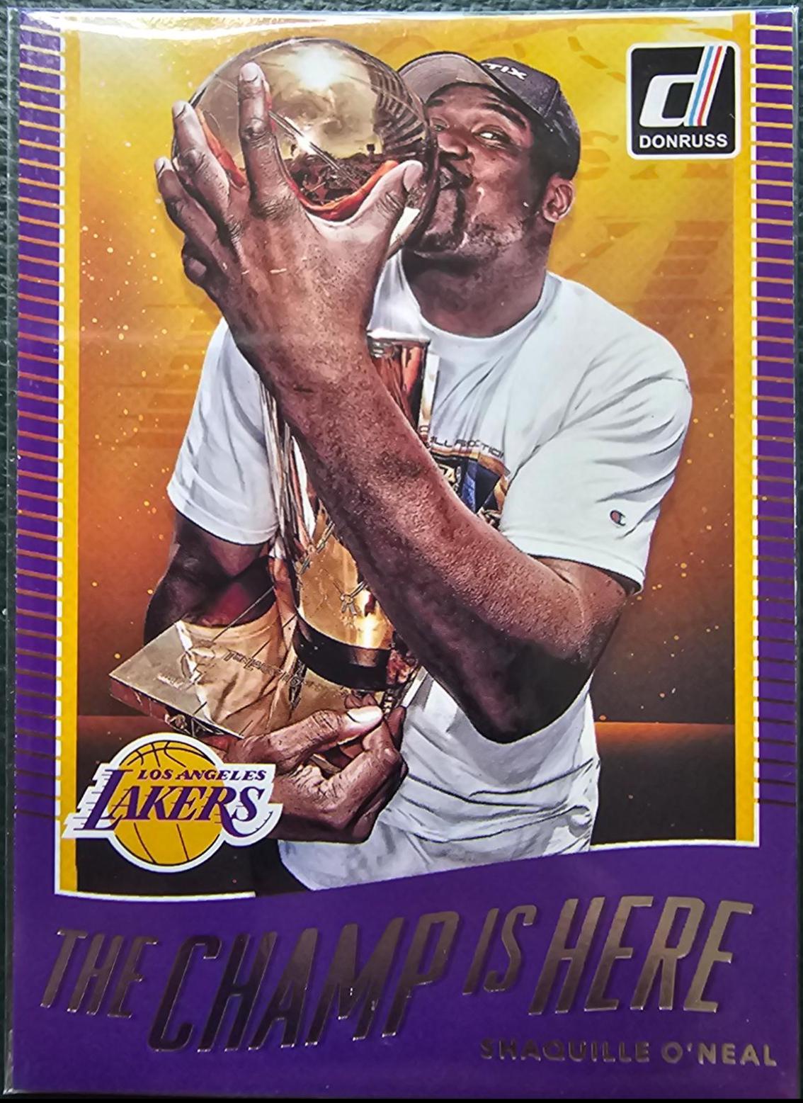 Shaquille O'neal #7 Basketball Cards 2017 Panini Donruss the Champ Is Here
