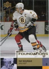 Ray Bourque #6 Hockey Cards 2002 Upper Deck Foundations Prices