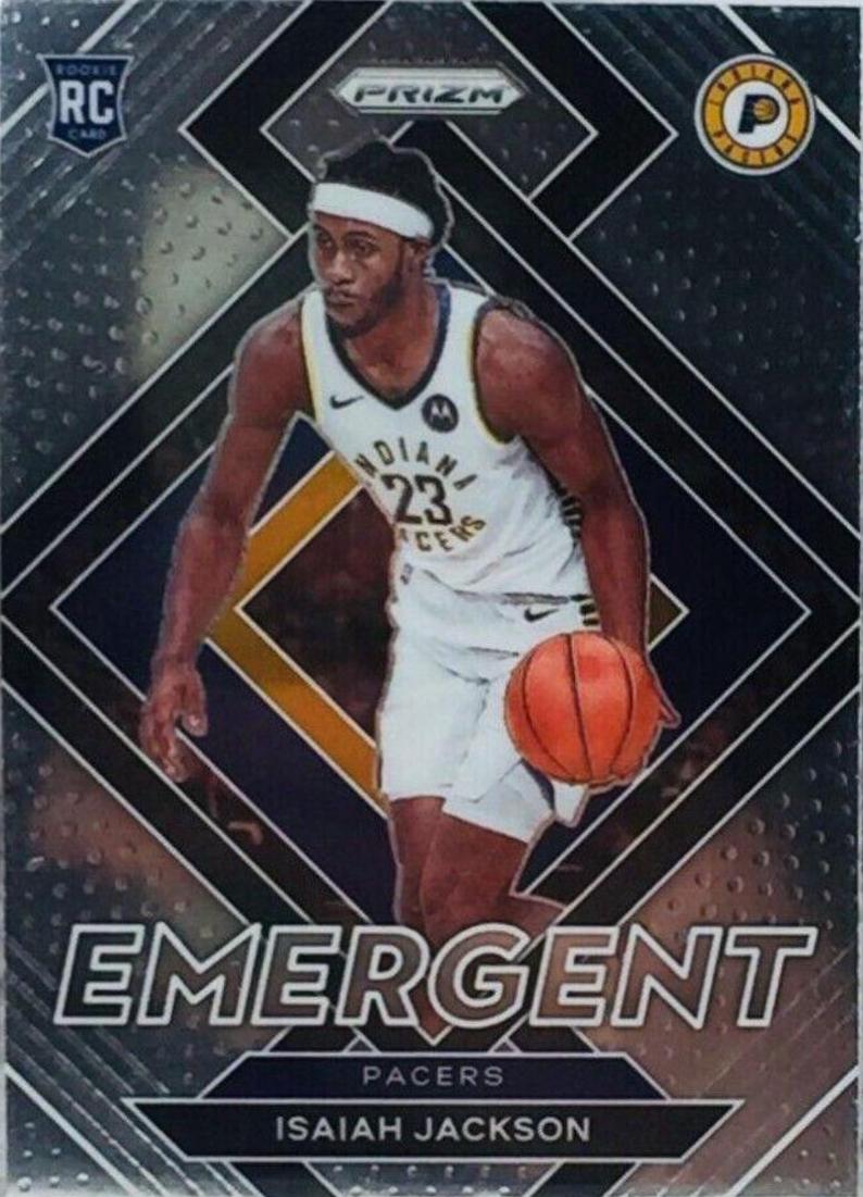 Isaiah Jackson #2 Basketball Cards 2021 Panini Prizm Emergent
