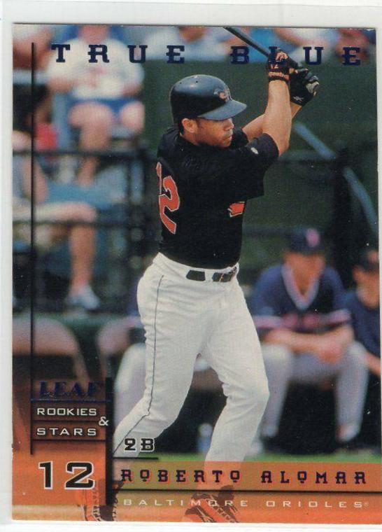 Roberto Alomar #2 Baseball Cards 1998 Leaf Rookies & Stars