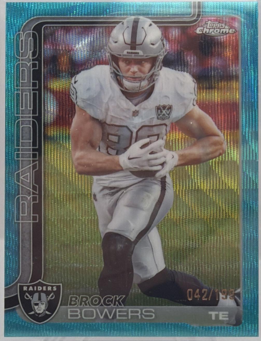 Brock Bowers [Aqua Refractor] #178