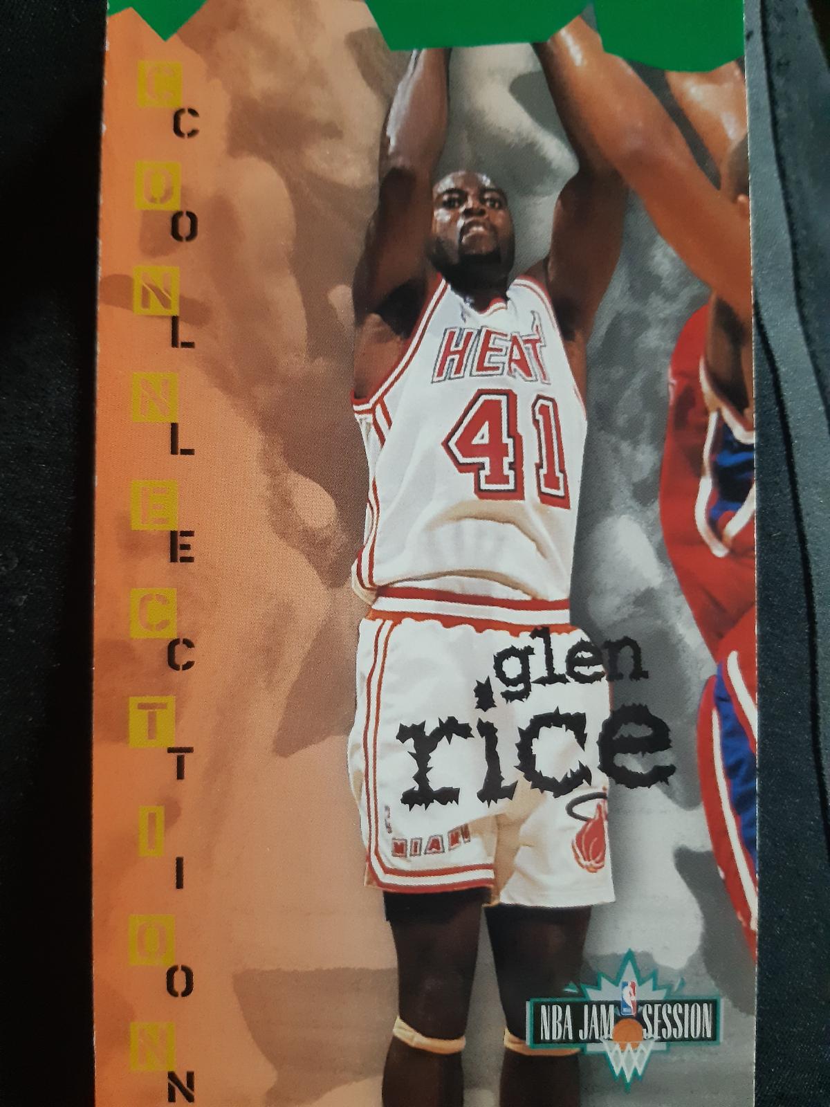 Glen Rice #57 Basketball Cards 1995 Fleer Jam Session