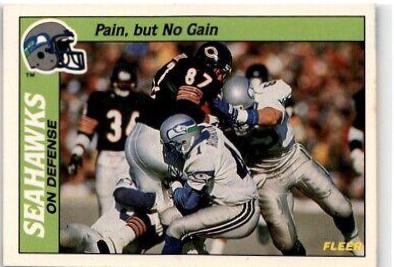 Pain, but No Gain Defense #26 Football Cards 1988 Fleer Team Action