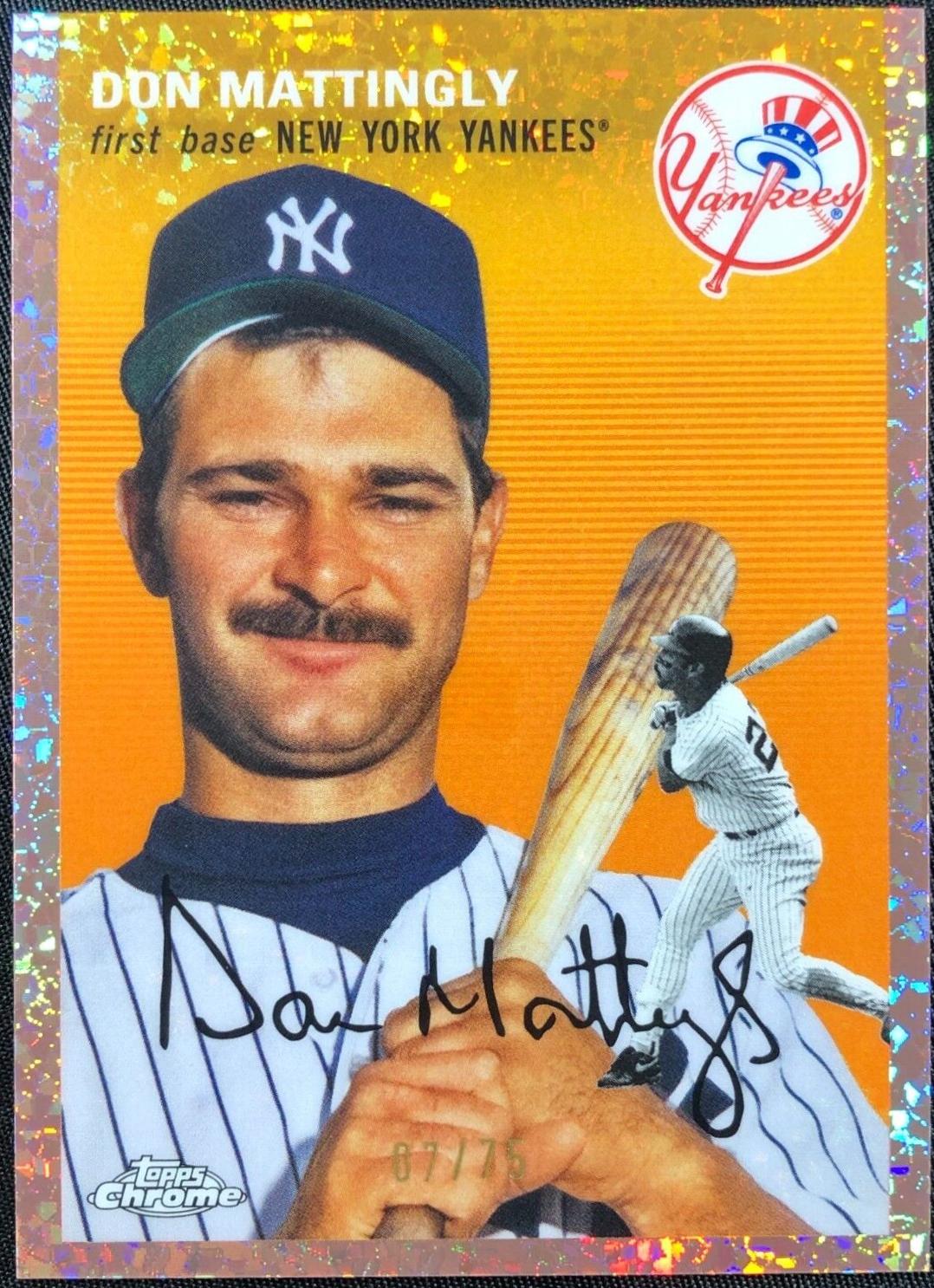 Don Mattingly [Rose Gold Mini-Diamond Refractor] #479