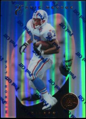 Eddie George #8 Football Cards 1997 Pinnacle Totally Certified