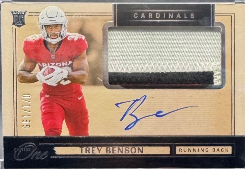 Trey Benson [Rookie Patch Autograph] #18