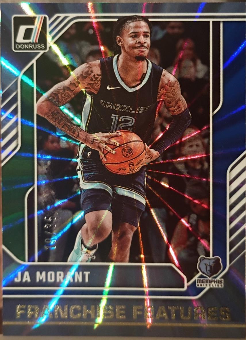 Ja Morant [Holo Blue Green Laser] #8