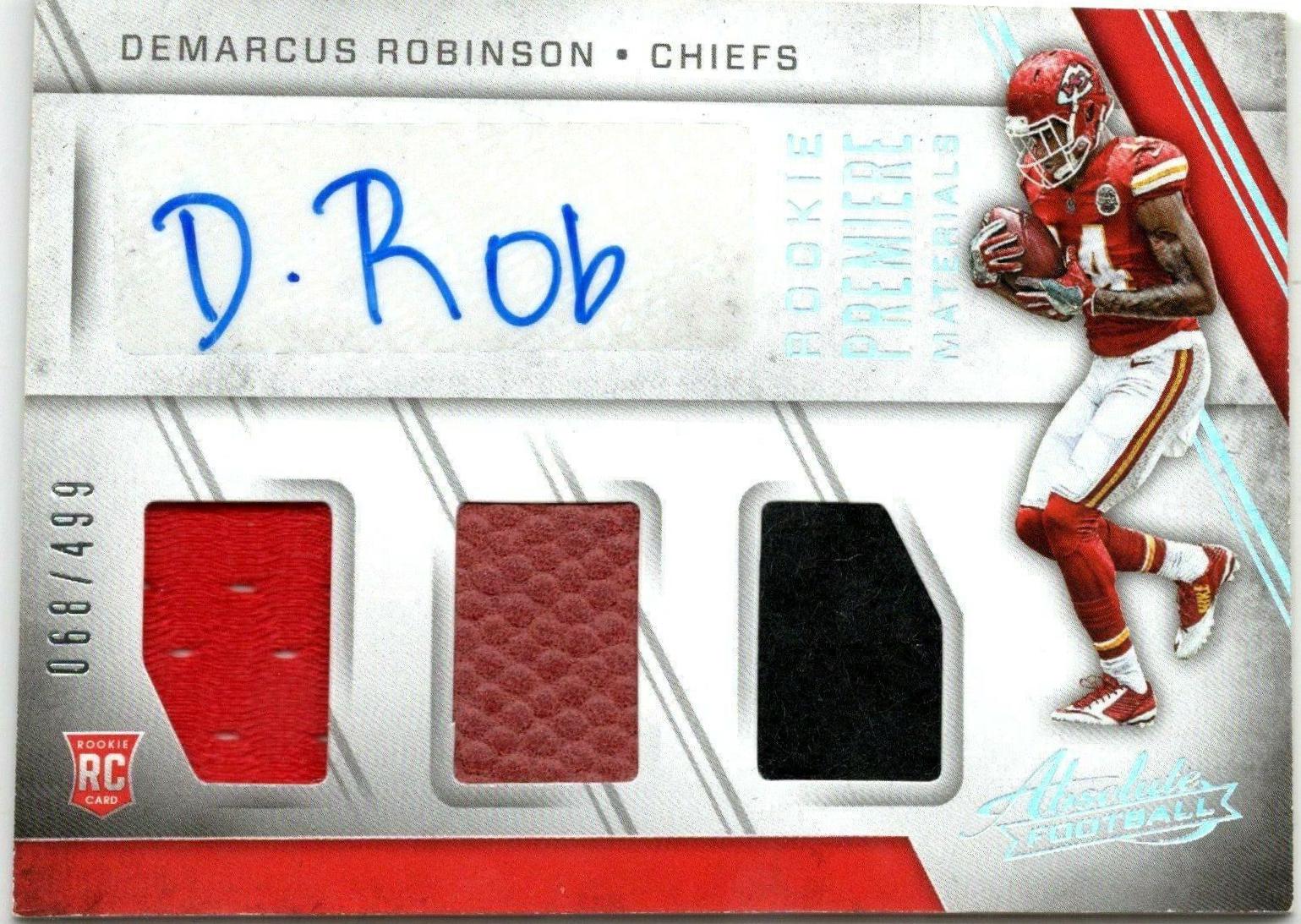 Demarcus Robinson [Rookie Premiere Materials Autograph] #227