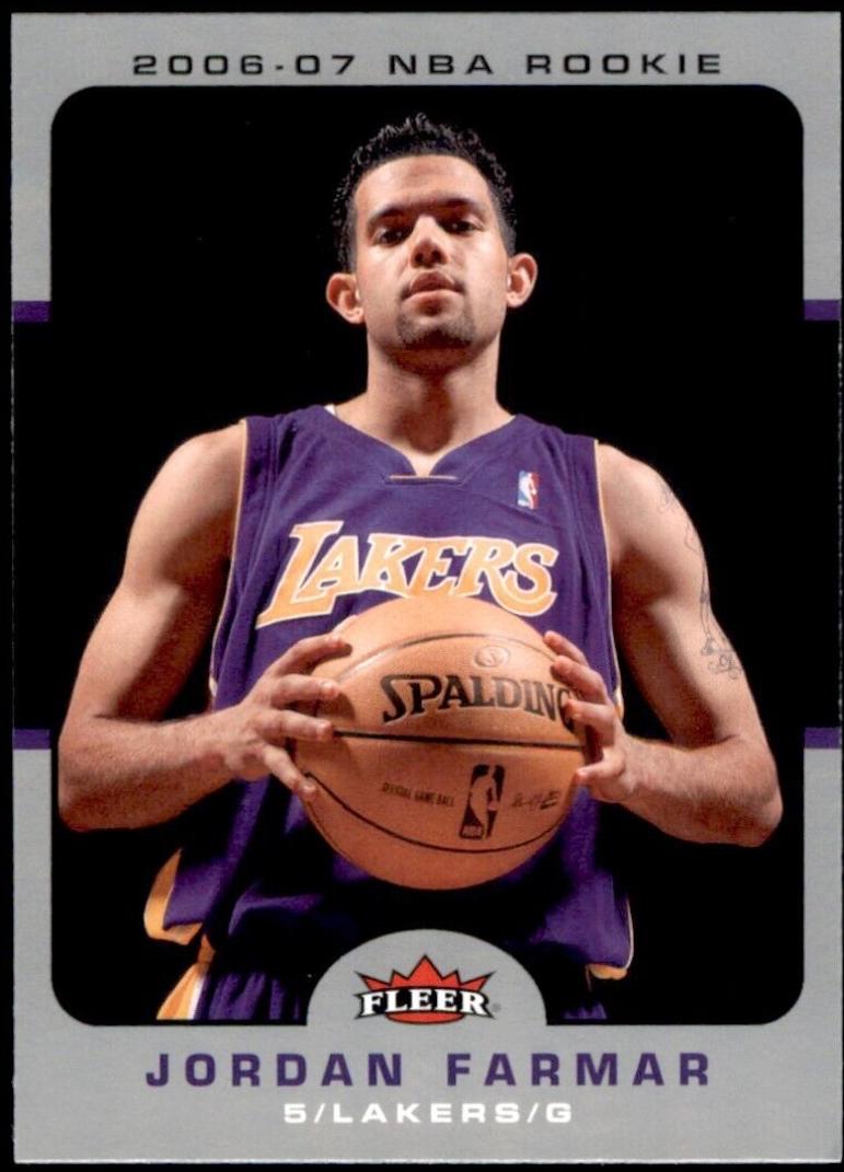 Jordan Farmar #220 Basketball Cards 2006 Fleer