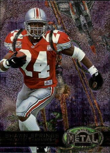 Shawn Springs #178 Football Cards 1997 Metal Universe