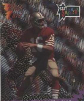 Joe Montana #SS-11 Football Cards 1992 Wild Card Stat Smashers