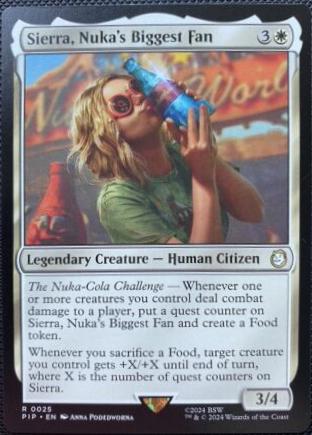 Sierra, Nuka's Biggest Fan #25 Magic Fallout