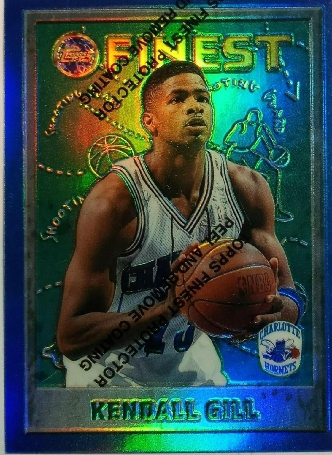 Kendall Gill Refractor #13 Basketball Cards 1995 Finest