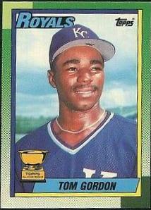 Tom Gordon #752 Baseball Cards 1990 Topps Tiffany