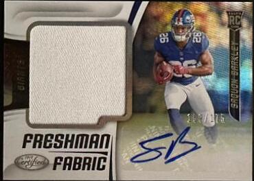 Saquon Barkley #201 2018 Panini Certified Football