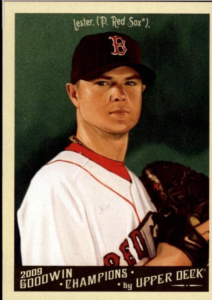 Jon Lester #3 Baseball Cards 2009 Goodwin Champions