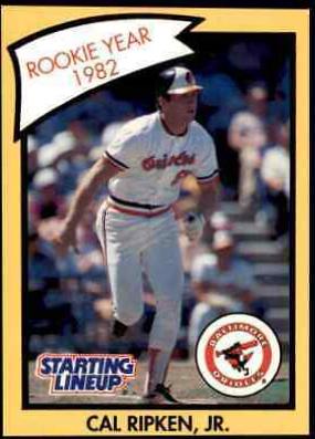 Cal Ripken Jr. Baseball Cards 1989 Kenner Starting Lineup