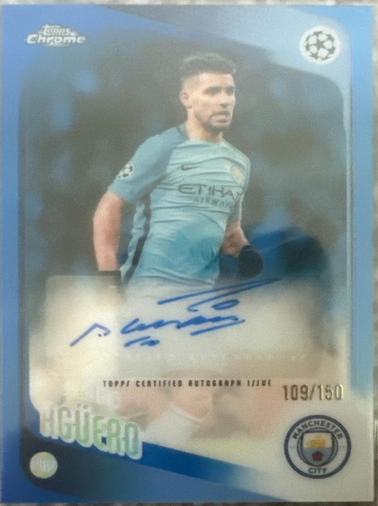Sergio Aguero #CA-SA 2025 Topps Chrome Premier League Autograph