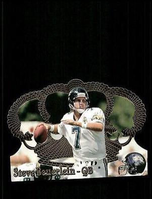 Steve Beuerlein #2 Football Cards 1995 Pacific Crown Royale