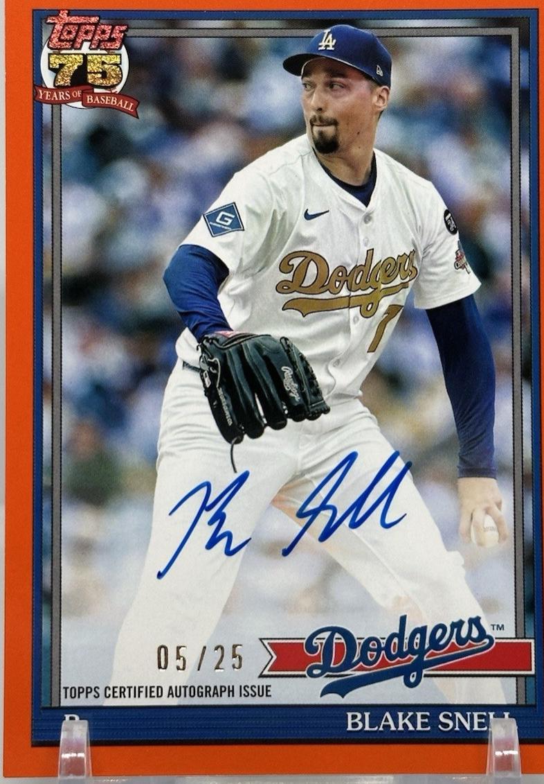 Blake Snell [Orange] #91A-BSN