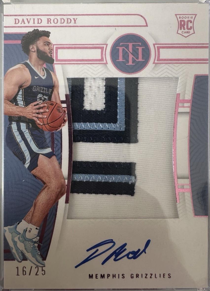 David Roddy [Patch Autograph Pink] #112