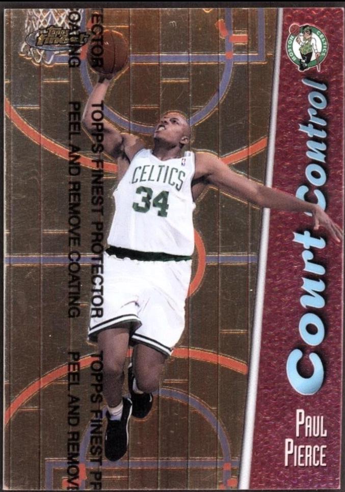 Paul Pierce #CC17 Basketball Cards 1998 Finest Court Control