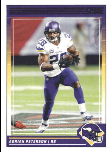 Adrian Peterson #188 Cover Art