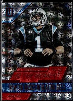 Cam Newton #ITM-19 Football Cards 2016 Panini Unparalleled in the Moment