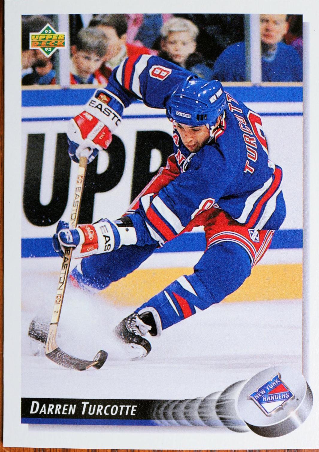 Darren Turcotte #169 Hockey Cards 1992 Upper Deck