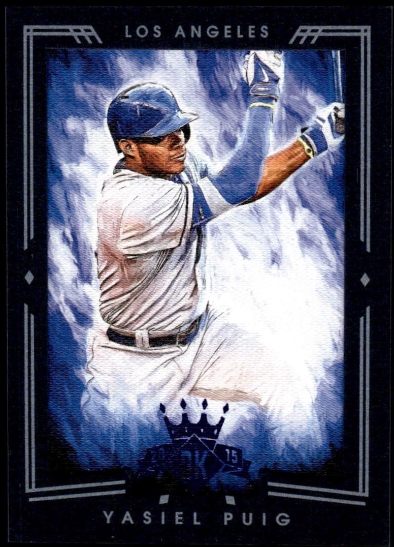 Yasiel Puig #148 2015 Panini Diamond Kings Baseball
