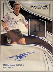 Miroslav Klose #IN-MK Soccer Cards 2023 Panini Immaculate Numbers Signature Prices