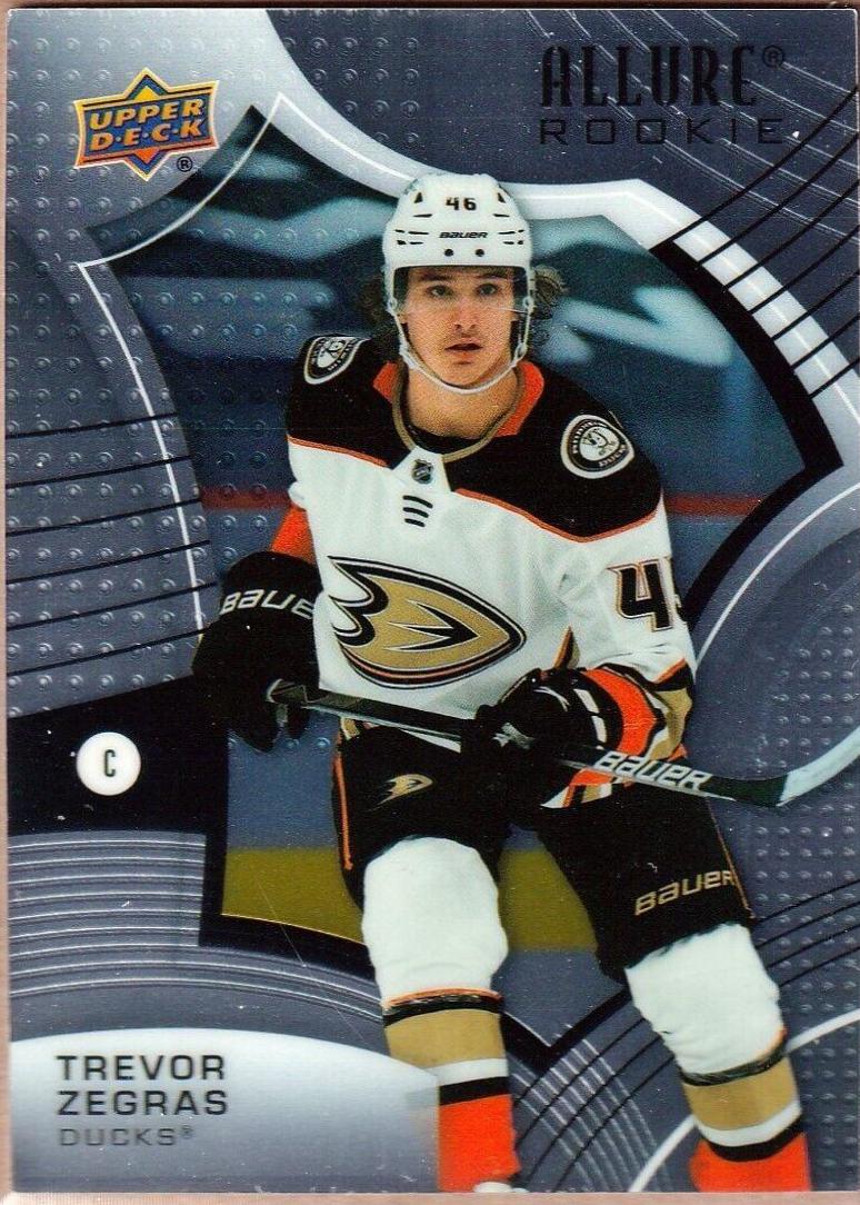 Trevor Zegras #149 Hockey Cards 2021 Upper Deck Allure