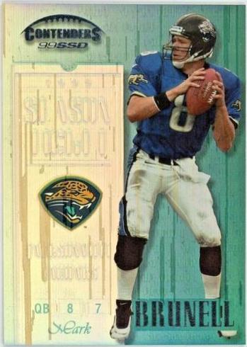 Mark Brunell #78 Football Cards 1999 Playoff Contenders Ssd