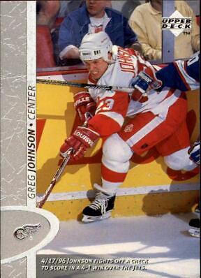 Greg Johnson #254 Hockey Cards 1996 Upper Deck