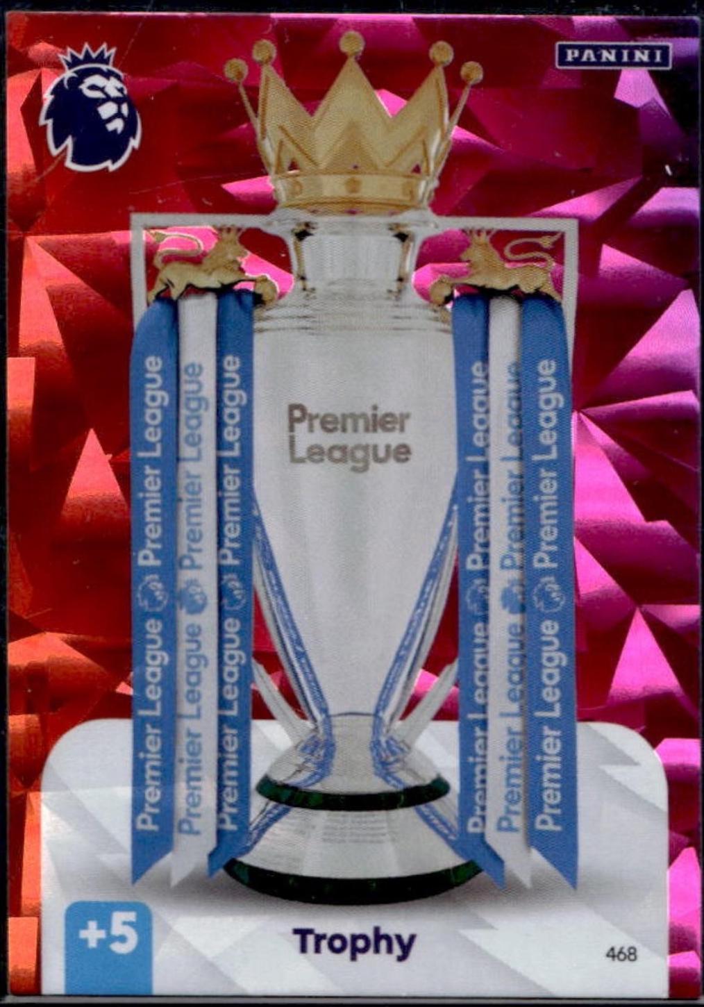 Premier League Trophy #468 2025 Panini Adrenalyn XL Premier League