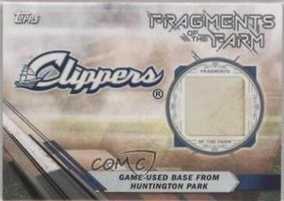 Game-Used Base from Huntington Park