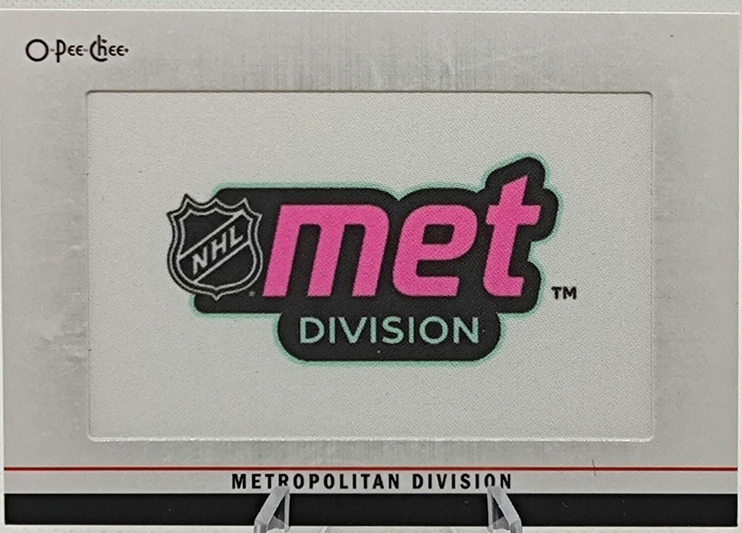 Metropolitan Division #382 Hockey Cards 2023 O-Pee-Chee Team Logo Patch